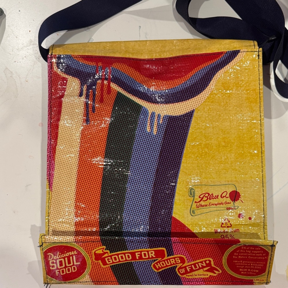 Blue Q Retro Soul Food Shoulder Bag - Picture 2 of 4